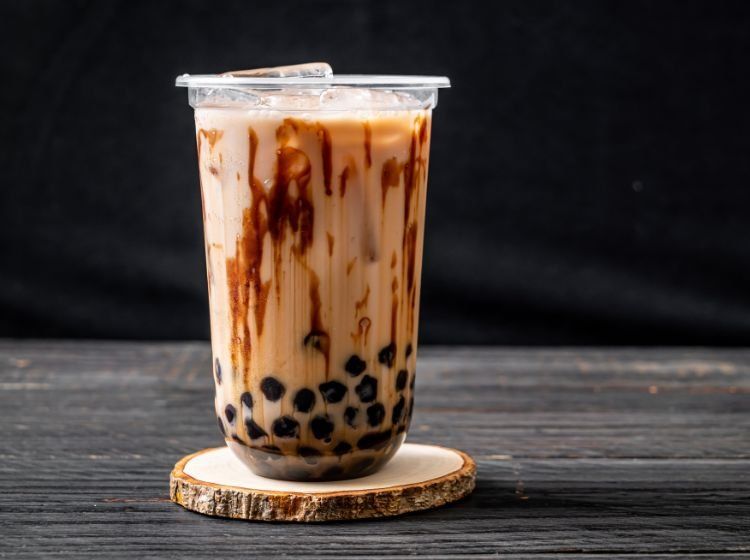 Chocolate Milk Tea with creamy cocoa blend